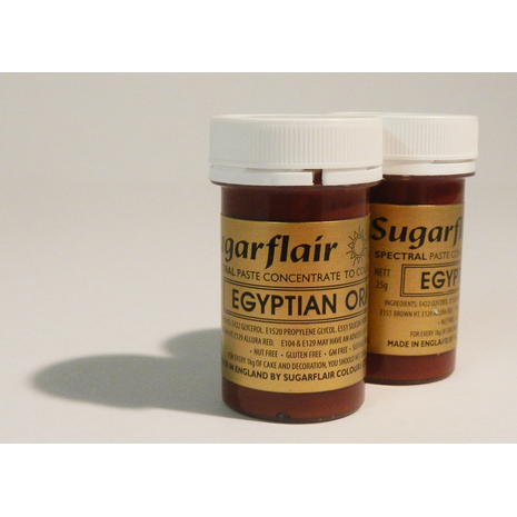 Sugarflair Sugar Egyptian Orange